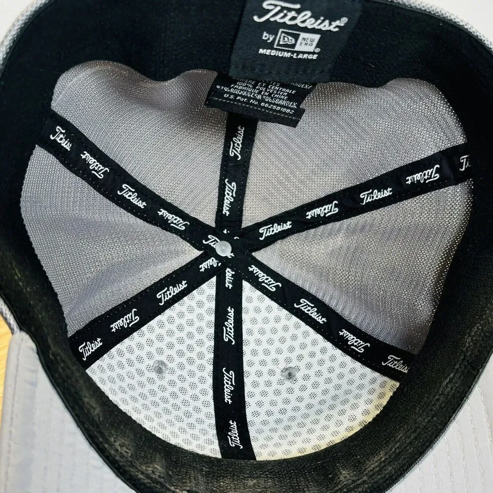 Titleist Pro VI Tour‎ Hat Cap Mens Size M/L White Blue FJ Footjoy Golf Pro V1